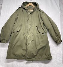 Vintage Army Fishtail Parka and Liner Mens Medium M-1951 Korean War Military picture