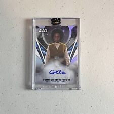 2023 Topps Star Wars Signature Series Crystal Clarke as Pammich Nerro Goode Auto picture