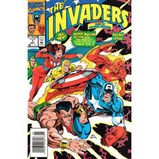 Invaders (1993 series) #1 Newsstand in NM minus condition. Marvel comics [o, picture