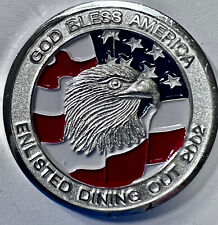 rare authentic 14th flying training wing 2002 enlisted dining out challenge coin picture