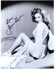 JOAN LESLIE HAND SIGNED 8x10 PHOTO+COA           GORGEOUS+VERY SEXY POSE picture