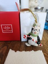 LENOX Very Merry Christmas Porcelain Ornaments Set of 5 Penguin Bear Tree Santa+ picture