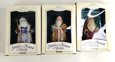 Lot 3 Hallmark Keepsake Santas From Around The World Russia, Germany, Ireland picture