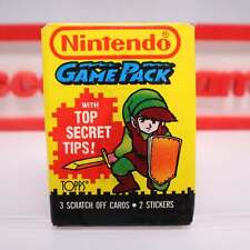 Topps NINTENDO Game Pack 1989 TRADING CARDS -ZELDA'S LINK COVER Pay 1 SHIPPING picture