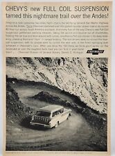 1958 Chevrolet Nomad Station Wagon MCM Vintage Print Ad Man Cave Poster Art 50's picture