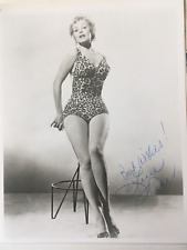 Arlene Dahl signed and inscribed pin-up photo picture