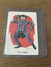 EXTREMELY RARE VINTAGE 1966 BATMAN THE JOKER ROOKIE YEAR PLAYING CARD GAME picture