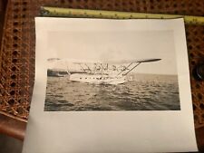 Vintage Unknown Military Sea Airplane 10 By 8 Photo picture