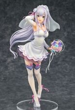 Re:ZERO Emilia Wedding Ver. 9.8in 1/7 Anime Figure PVC Statue Phat Company Japan picture