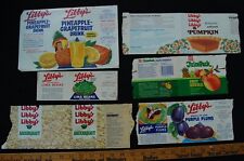 [ 1960s - 1970s Libby's Can Labels - Vintage - Pineapple, Pumpkin, Beans, etc. ] picture