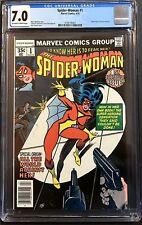 SPIDER-WOMAN #1 CGC 7.0 MARVEL COMICS 1978 Jessica Drew ORIGIN New Mask Man picture