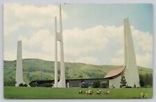 Postcard Memorial Chapel Rose Hill Memorial Park Cemetery Whittier CA picture