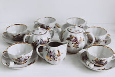 LFZ Lomonosov Porcelain Tea Set for 6 persons Vintage Soviet USSR CCCP picture