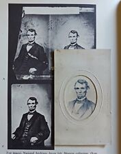 President Abraham Lincoln CDV-(O-90) Mathew Brady-Feb.9th 1864-Philadelphia Back picture
