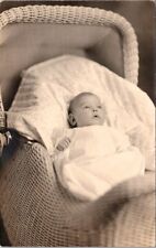 RPPC Cute Baby John Frederick Kelly 2 Months Carriage c1910-1920s postcard HQ8 picture