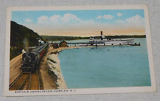 Montcalm Landing on Lake Champlain New York postcard picture