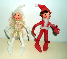 Annalee Elf  Figures 1995, 1996 Lot Of 2 picture