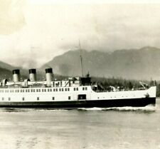 SS Princess Elaine Ship RPPC Real Photo Postcard 1946 Canada picture