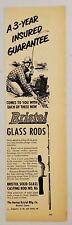 1951 Print Ad Bristol Glass Fishing Rods Horton Mfg Co. Bristol,Connecticut  picture