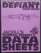 Defiant Cruiser Jackills Technical Readout Data Sheets Star Trek Deep Space 9  picture