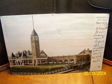 1906 Union Depot Shreveport LA Louisiana Tuck card Horse Drawn Carriages Archway picture