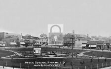 Public Square Kenmare North Dakota ND Reprint Postcard picture