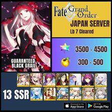 [JP] Fate Grand Order 13 SSR + 3500 SQ + Black Grail Lb 7 Cleared picture