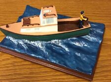 1988 Sebastian Miniatures 50th Anniversary LImited Edition Lobster Boat 502/3000 picture