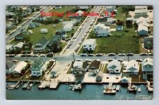 Avalon NJ-New Jersey, Aerial Of Town Area, Antique, Vintage Postcard picture