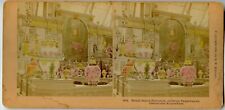 Royal Saxon Porcelain, Germany Dep. Columbian Exposition 1893 , Photo Stereoview picture