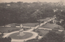 View of the Public Gardens in Boston Massachusetts Linen Vintage Post Card picture