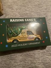 2023 Raising Canes Chicken Holiday Ornament NYC Taxi Cab Dog Christmas Tree NEW picture