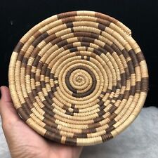Vintage Hopi Native American Woven Coil Polychrome Bowl Basket picture