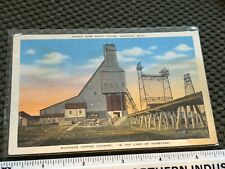 1940 Era Hancock MI MINING Postcard Quincy Mine - Upper Peninsula UP picture