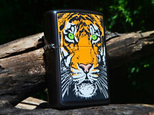 Barrett Smythe Tiger Zippo Lighter - Endangered Animals Series - Double-Sided picture