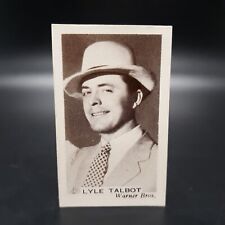 1936 Facchino's Chocolate Wafers Cinema Stars #46 Lyle Talbot Vintage Trade Card picture