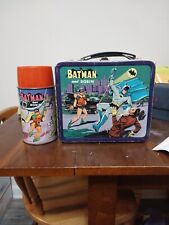 Batman and Robin 1966 Aladdin With Thermos Lunchbox Lunch box picture