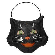 Small Vintage Happy Cat Bucket Ornament picture