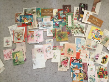 Vintage Cards Lot of 85 Assorted Vintage Greeting Cards Unsigned Unused picture