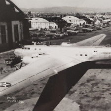Douglas XB-19 Bomber Airplane RPPC Postcard 1940s Air Force Base Vintage K637 picture