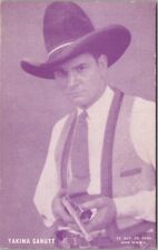 YAKIMA CANUTT Mutoscope Exhibit Supply Card / Cowboy Western Actor c1930s picture
