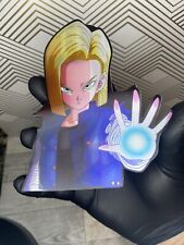 Dragonball Z Android 17 Android 18 3D Lenticular Motion Car Sticker Decal Peeker picture
