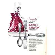 Reed & Barton 1949 Print Ad Burgundy A New Sterling Pattern 10