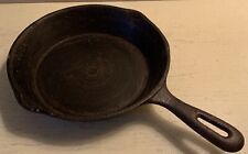 Vintage Black Cast Iron Skillet 8 Inch Made In Taiwan Double Spout picture
