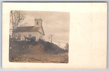 RPPC Baptist Church Alma Maine Postcard picture