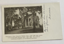 Vintage UDB Postcard c1905 ~ Justice Oliver Ellsworth Home ~ Windsor Connecticut picture