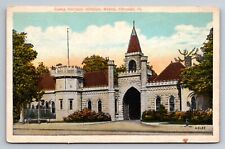 Czech National Cemetery Gate Entrance Chicago Illinois Antique Unposted Postcard picture