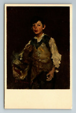 Cincinnati OH-Ohio, The Whistling Boy, Art Museum, Painting, Vintage Postcard picture