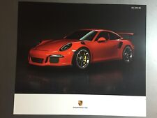 2016 Porsche 911 GT3 RS Coupe Showroom Advertising Poster - RARE Awesome L@@K picture