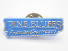 Pine Bluff Frontier Crossroads Vintage Lapel Pin picture